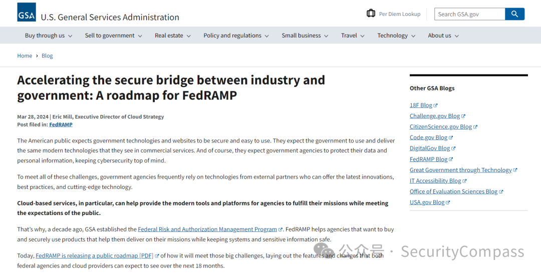 美国发布《联邦风险和授权管理计划 (FedRAMP) 路线图 (2024-2025)》 - 安全内参 | 决策者的网络安全知识库